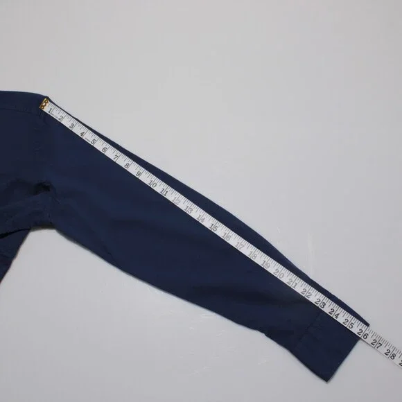 Fedeli NWT Dress Shirt Size 40 15.75 in Solid Navy Blue Cotton Blend